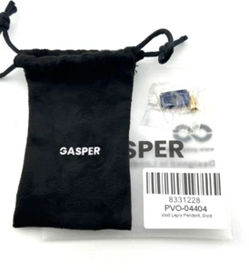 NEW GASPER Void Lapis PENDENT GOLD - Picture 1 of 2