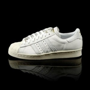 Adidas Originals Superstar 80s W Reptile BY9075 Snake Leather Shoes Women's 5.5