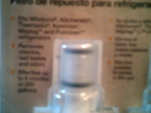 HDX FMW-2 Replacement Water Filter/Purifier for Whirlpool Refrigerators 1 Filter - Picture 1 of 4