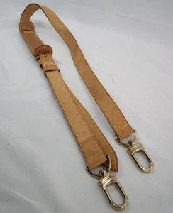 Authentic Louis Vuitton Shoulder Strap Made in France Beige Size 120cm 47.2in - Picture 1 of 15