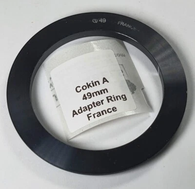 Genuine Cokin A Series 49mm Adapter Ring A449 France Made Thread to A System - Image 1 of 4