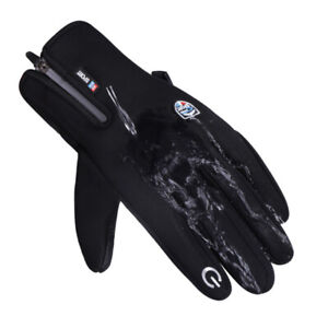 Winter Gloves For Men Waterproof Windproof Cold Cycling Gloves Snowboard Mot  ZT