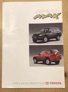 Toyota RAV4 Max Sales Brochure 1996 Car Vehicle Advertising Edition Ephemera 4 - Picture 1 of 4