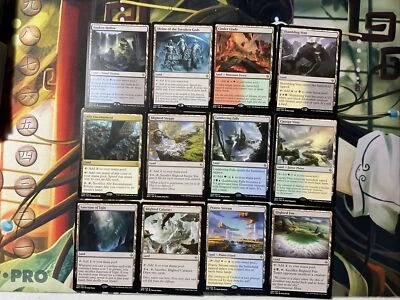 MTG 12 Battle for Zendikar Basic Land - 1 of each - complete You Set MT - Image 1 of 4