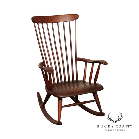 Robert Whitley Custom Crafted Walnut Rocking Chair Cover