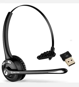 Delton Trucker Bluetooth Headset, Wireless Headset w/Microphone - Picture 1 of 11