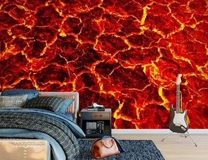 3D Rote Textur M12253 Tapete Wandbild Selbstklebend Abnehmbare Aufkleber Eve - Bild 1 von 11