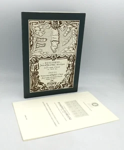 "DISCORSO INTORNO ALL'ISOLA DI MALTA e ..." Pompeo Floriani 1576 anastatica 1999 - Picture 1 of 1