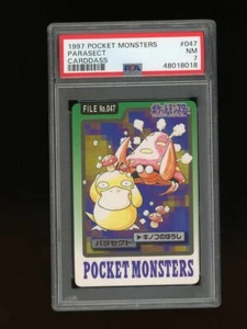Pokemon PSA 7 NEAR NEUWERTIG Parasekt 1997 Bandai Carddass japanische Karte - Bild 1 von 2