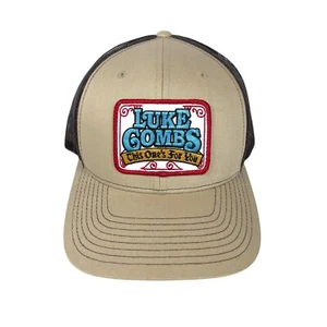 Luke Combs This One's For You Beige Brown Snapback Cap Hat One Size - Picture 1 of 5