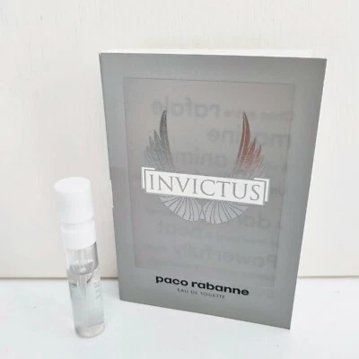 Paco Rabanne Invictus Eau De Toilette Cologne mini Spray for men, 1.5ml, NEW - image 1 of 4