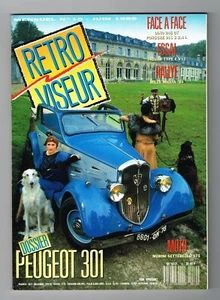 *** RETROVISEUR n° 10 *** 06-1989 // dossier PEUGEOT 301 - JAGUAR TYPE E V12 - Picture 1 of 2