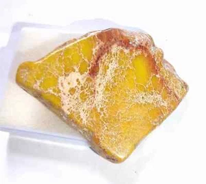 Natural Yellow Turquoise Slab 145 Ct AA+ Stabilized Kingman Rough Mine Gemstone - Picture 1 of 8