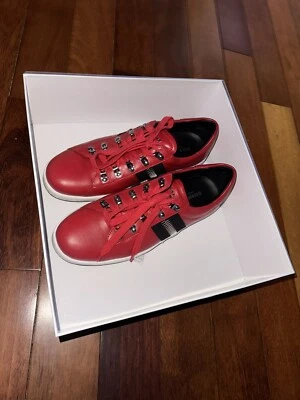 Zapatillas Balmain Rojo US 12 (con Caja y Bolsa Antipolvo) Foto 1 de 4