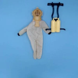 Big Jim Terror Off Tahiti Outfit Helm und Pack - Vintage Mattel 1973-wqw6 - Bild 1 von 2