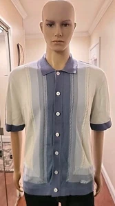 Men WESC Vintage Styled Shirt SIZE L NWT - Picture 1 of 12