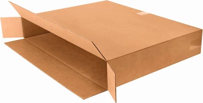 Side Loading Mirror Box 30"L X 5"W X 24"H (10-Pack), Cardboard Boxes Perfect for - Image 1 of 4