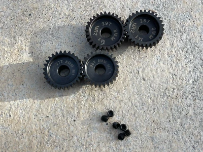 8mm Mod 1.0 Pinion Gears 26-29T  SPEED GEARS RATED TO 200+ MPH!! - Image 1 of 2