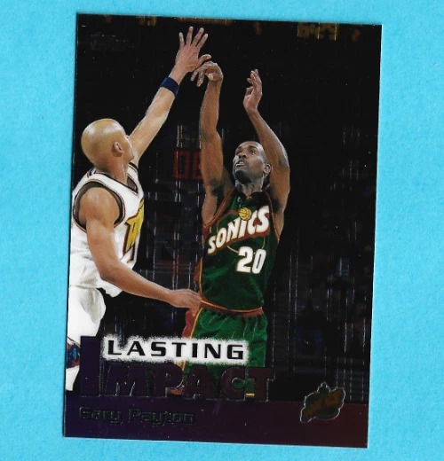 1999-00 Topps Impact Gary Payton #I18 HOF Insert - Image 1 of 1