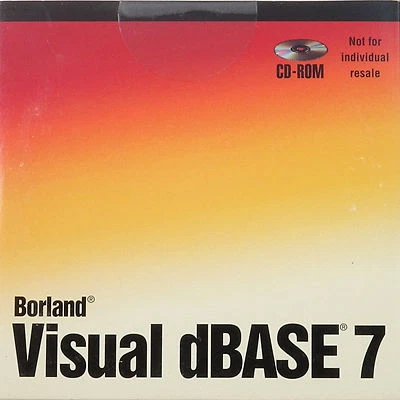Borland Visual dBase 7 Compiler 32-BIT BOR10294  DBA1370WW35182  NEW  - Image 1 of 2