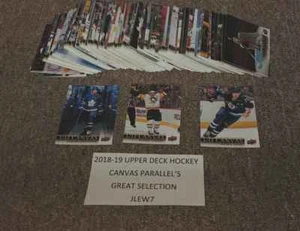 CHRIS KREIDER 2018-19 18-19 UPPER DECK CANVAS PARALLEL #C56 RANGERS - Picture 1 of 1