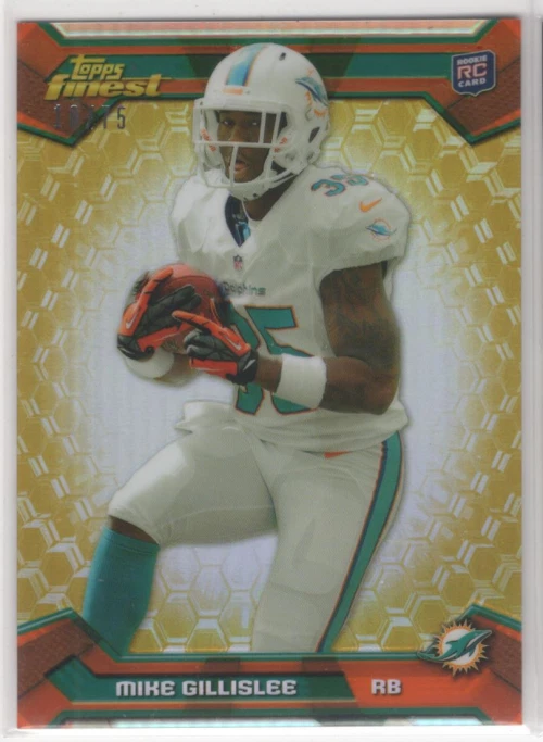 2013 Finest Gold Refractors #142 Mike Gillislee /75 - NM-MT - Image 1 of 1