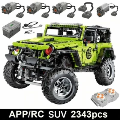 RC Technical Car Mobile SUV Off Road Buggy Truck Building Block Brick Toy Gift - Image 1 of 4