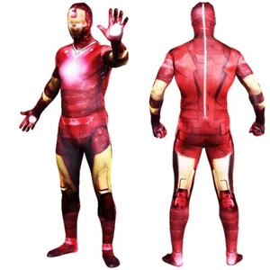 Iron Man Tony Stark Cosplay Zentai Lycra Body Comicon Cosplay Traje de Disfraz - Imagen 1 de 3