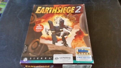 ultra rare Big Box  PC GAME earth siege 2 - Image 1 of 4