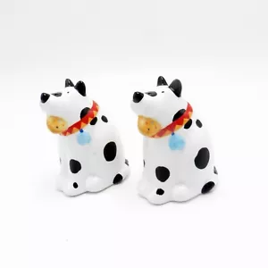 Dogs - Salt and Pepper Shaker Set Coco Dowley Spotted Dalmatian Dog - Picture 1 of 9