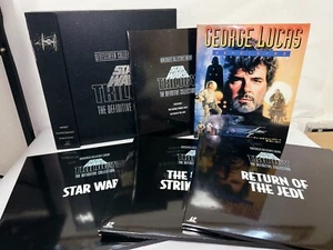 Star Wars TRILOGY Definitive Collection LaserDisc Box Set Japanese LD Obi - Bild 1 von 19