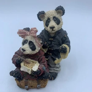 Boyds Oso Arca de Noé... Pandas 1a Edición #2241 Repuesto - Imagen 1 de 6