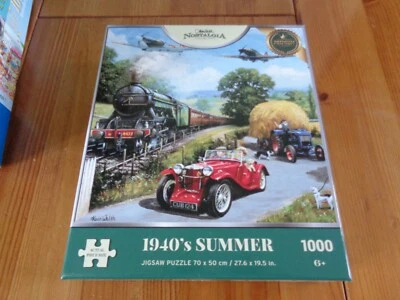 1000 Piece Jigsaw Puzzle '1940's SUMMER' by Kevin Walsh - Nostalgia Collection - Image 1 of 2