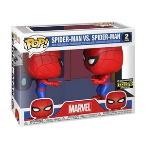 Funko Pop! Spider-Man vs. Spider-Man (Facing Each Other) 2-Pack Exclusive New - Picture 1 of 3