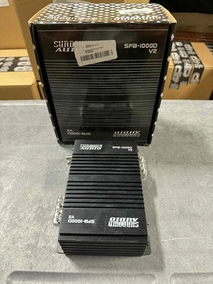 Amplificador de audio para automóvil Sundown Audio SFB-1000D V2 1000W 1Ohm puente completo USADO Foto 1 de 4