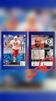 Sebastian Janikowski Rookie 2000 Pacific Omega #201 Florida State SILVER SP /500 - Image 1 of 4