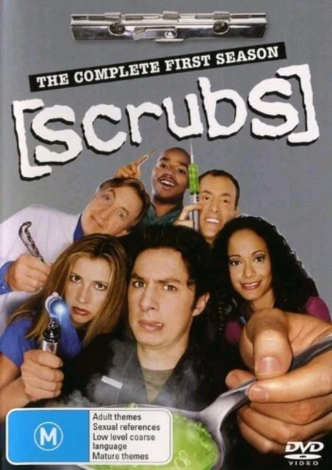 scrubs - season 01 Zach Braff DVD Region 4  Disc Only Free P P - Image 1 of 1