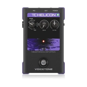 TC-Helicon VoiceTone X1 Vocal Effects Distortion Megaphone Used - Picture 1 of 5