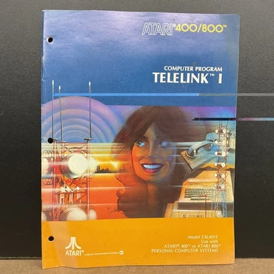 Atari 400/800 Computer Program Telelink I - Image 1 of 4
