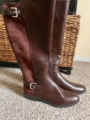 Botas Rider Mujer Cuero y Gamuza Talla 10 Foto 1 de 4