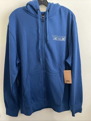Nova Jaqueta Moletom Masculina VANS Street Style Manga Longa com Zíper Tamanho G - Imagem 1 de 4