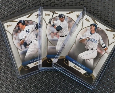2025 Topps Alex Rodriguez 3xMVP Full Bar Card Lot Rangers/Yankees ⚾⚾⚾ - Image 1 of 4