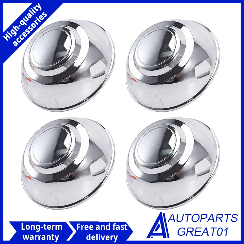 For 2006-23 Chrysler 300 Dodge Charger 4 Chrome Center Wheel Cover Cap - Image 1 of 4