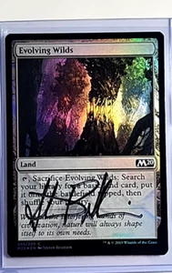 MTG Magic The Gathering M20 Magic 2020 AP Artist Proof Foil #246 Evolving Wilds - Picture 1 of 2
