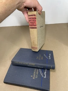 3 Books Ernest Hemingway For Whom Bell Tolls Sun Also Rises A Farewell To Arms - Bild 1 von 15