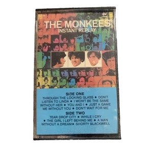 VTG The Monkees Cassette Tape Instant Replay Rhino 1985 EX Davy Jones RNC 146 - Picture 1 of 4