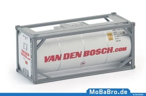 Contenedor cisterna blanco de 20 pies "van den Bosch" en 1:87 (H0) - Imagen 1 de 3