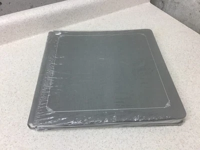 NOVO Álbum Creative Memories 12x12 Original Cinza/w Borda Folha Prata - Imagem 1 de 3