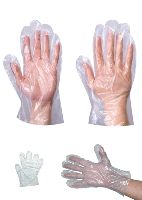 Polythene Plastic 100 Disposable Gloves Cleaning Car Catering Food Safe Hygiene