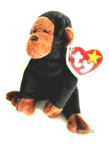 TY BEANIE BABY CONGO - EL GORILA - COMO NUEVO - RETIRADO CON ETIQUETAS - Imagen 1 de 2
